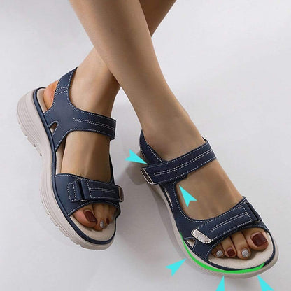 Orthopädische Damensandalen – Verstellbare Riemen für optimalen Komfort