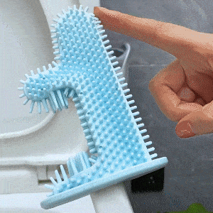 Bakterientötende Toilettenbürste mit Desinfektionskopf