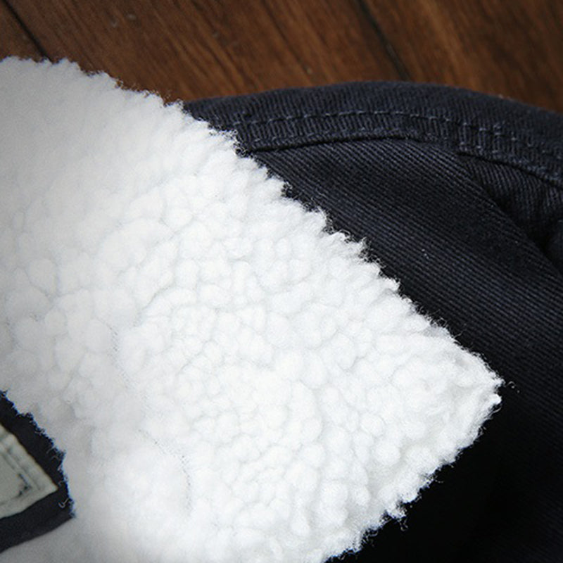 Gefutterte Denim-Jacke für Männer