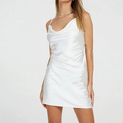 Shine | Satin-Minikleid