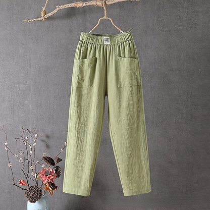Damen- Leinenhose