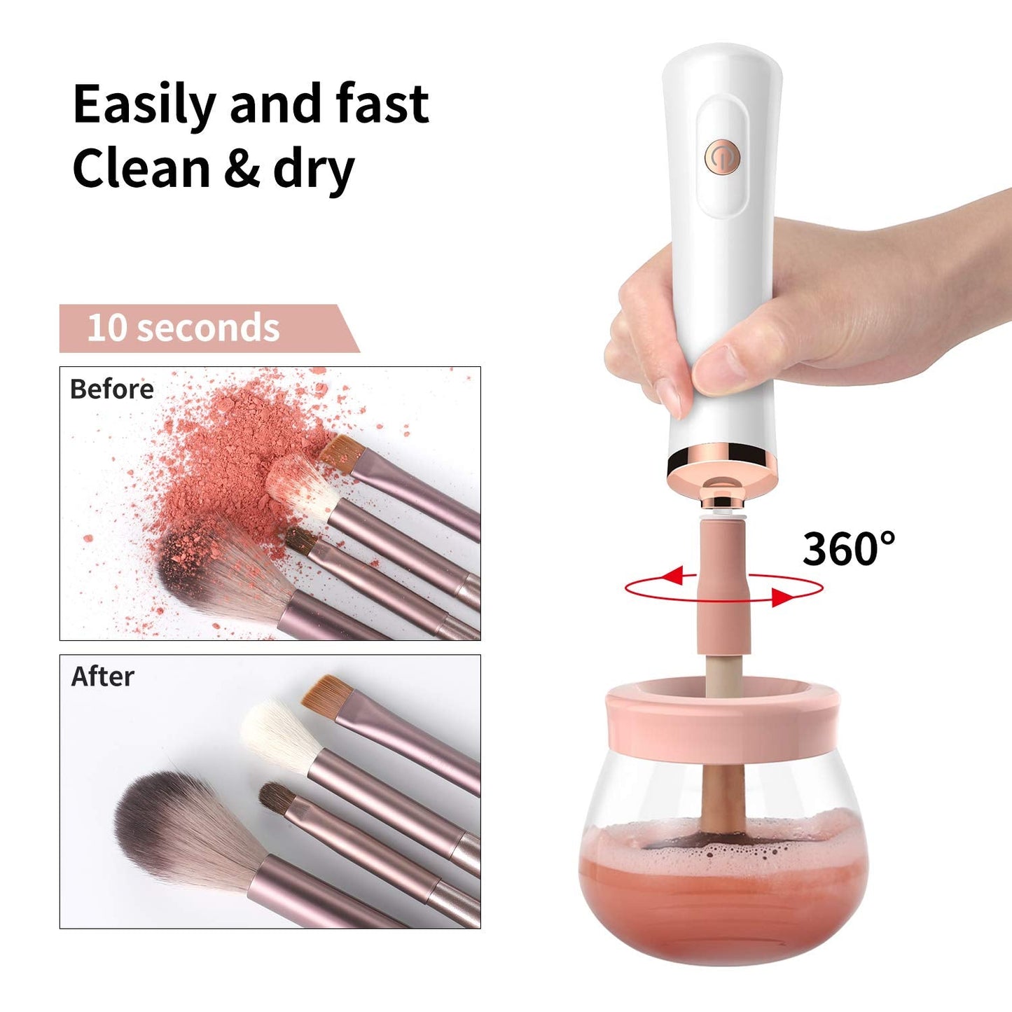 Elektrischer Makeup Pinselreiniger
