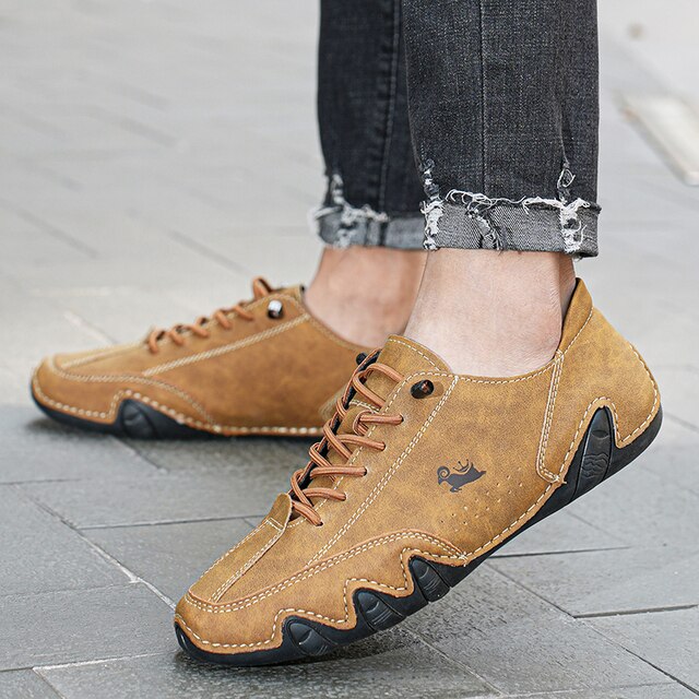 Leder- Barfußschuhe