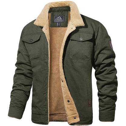 Bomberjacke mit Teddyfutter für Herren