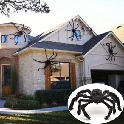 Schwarze Spinne Halloween Dekoration