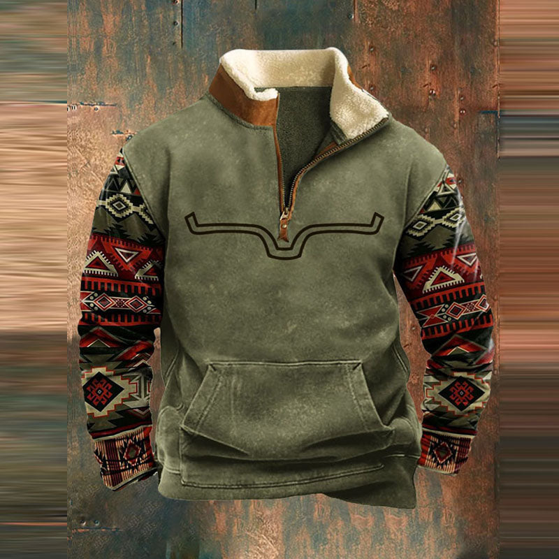 Warmes Shirt mit Teddyfutter für Herren
