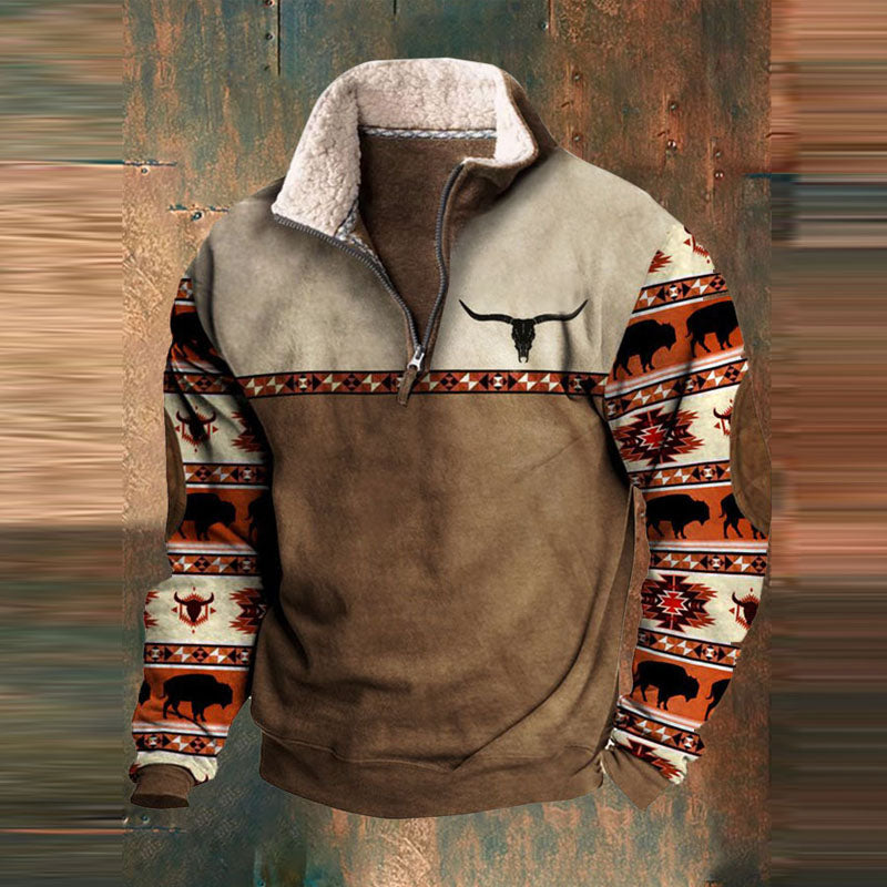 Warmes Shirt mit Teddyfutter für Herren