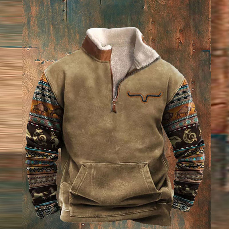 Warmes Shirt mit Teddyfutter für Herren