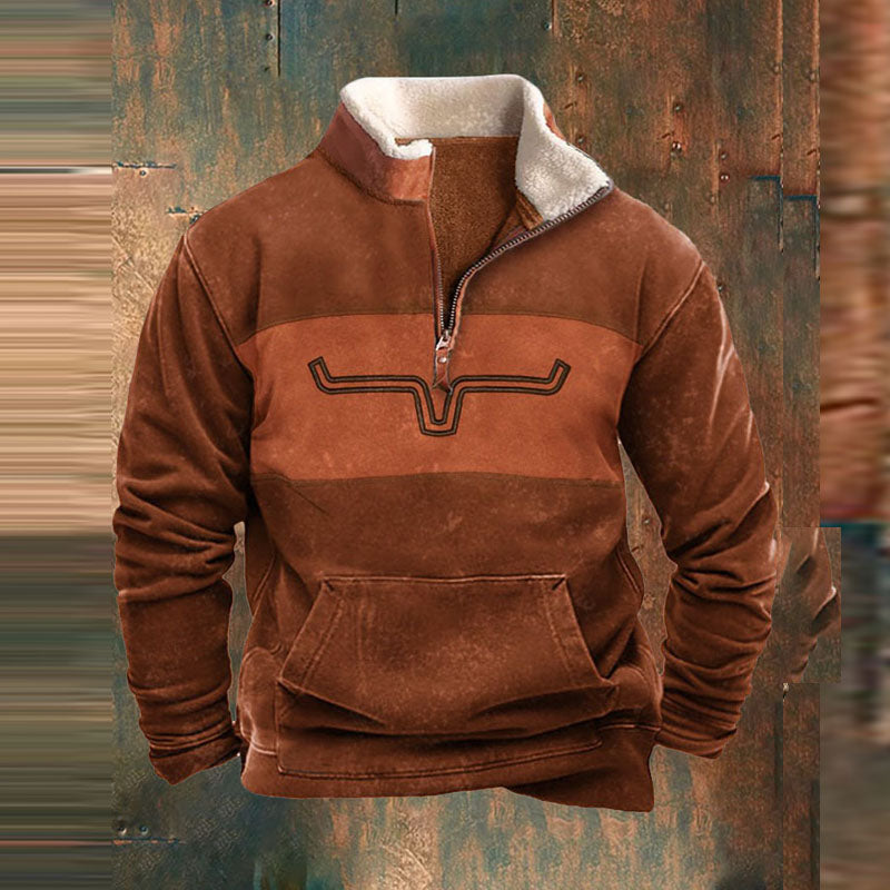 Warmes Shirt mit Teddyfutter für Herren