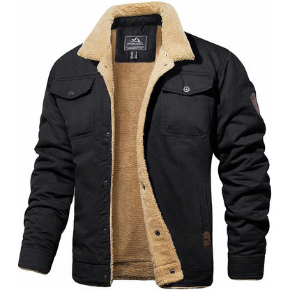 Bomberjacke mit Teddyfutter für Herren