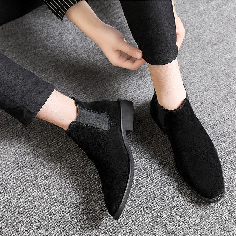 Chelsea-Stiefel aus Wildleder
