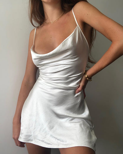 Shine | Satin-Minikleid